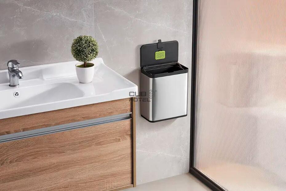 Cubo de pared para restos de comida Pure S 7L